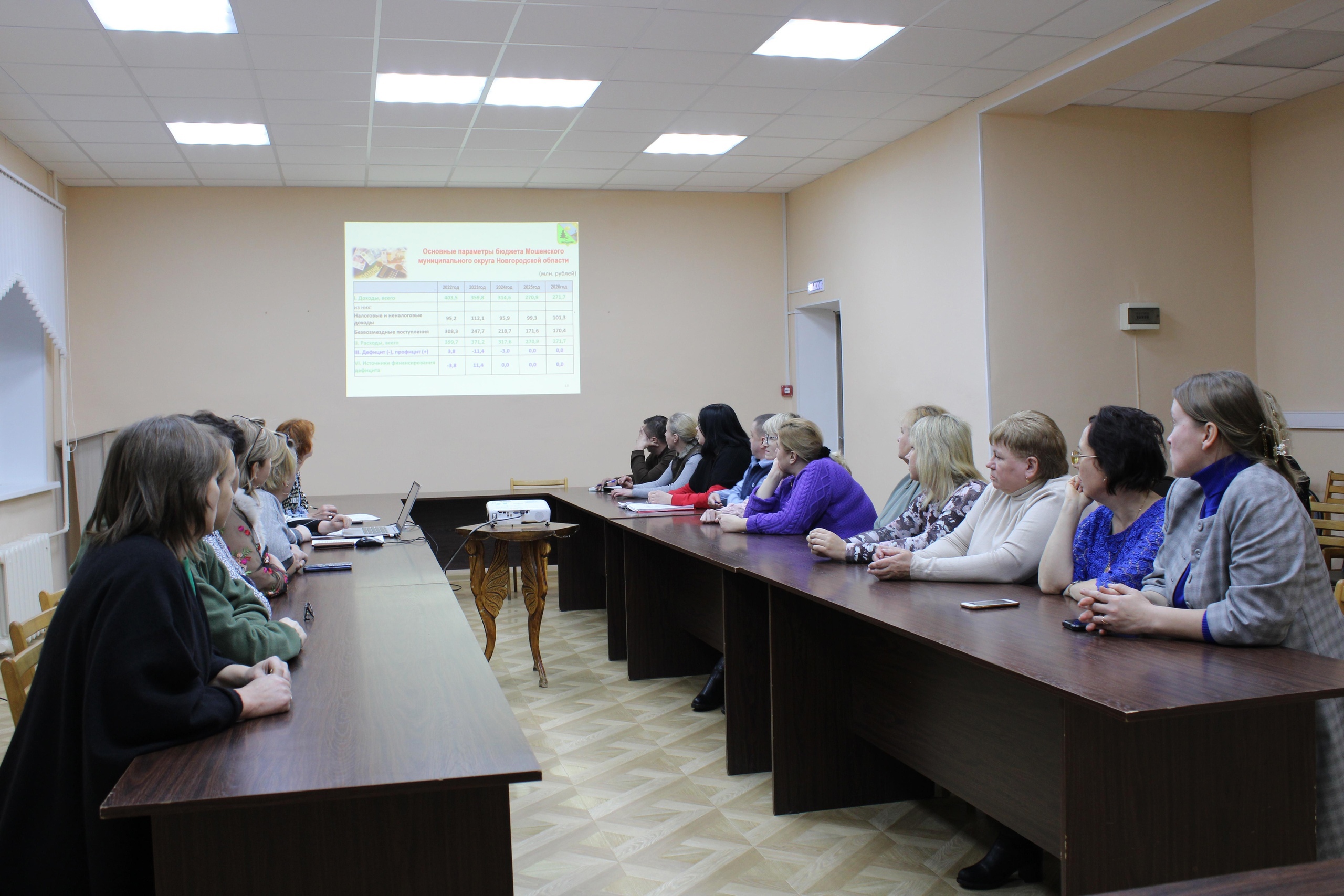 Публичные слушания по проекту бюджета Мошенского муниципального округа.